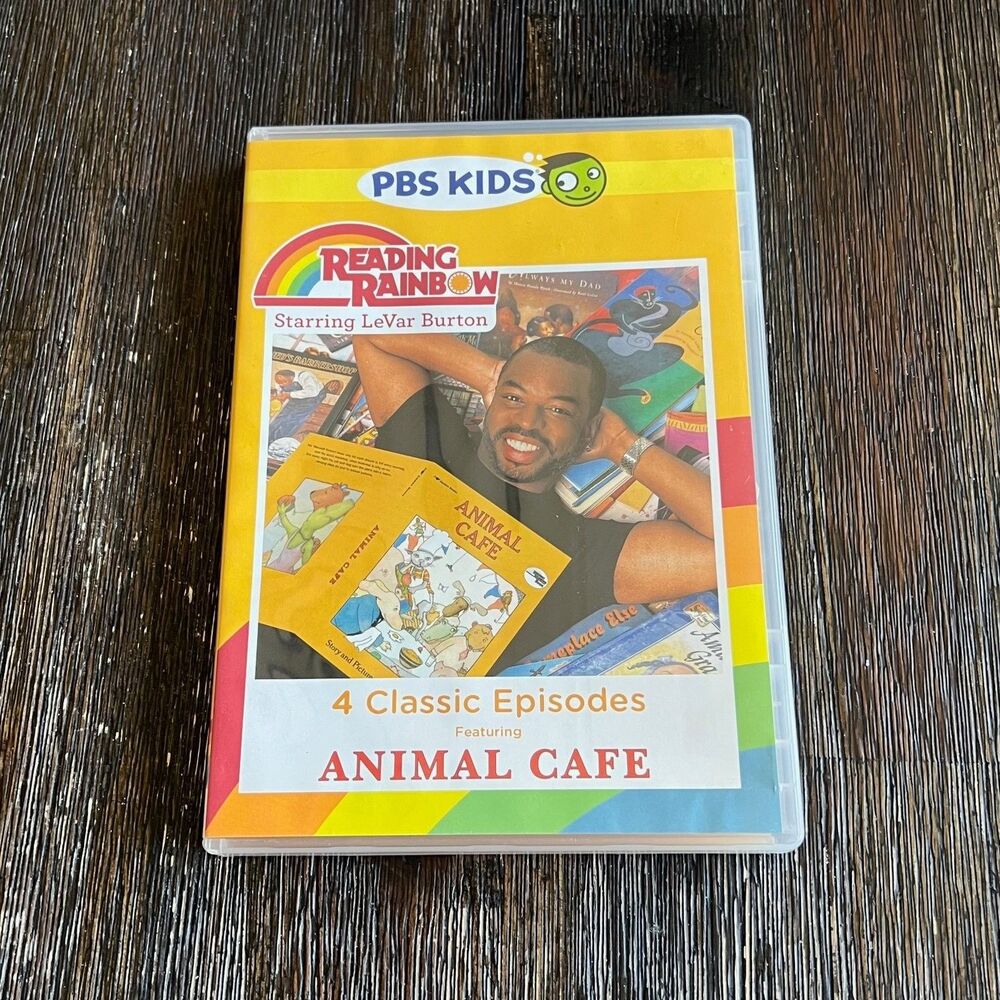 Reading Rainbow: Animal Cafe DVD 2015 LeVar Burton Martin Short PBS Kids